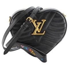 heart-shaped louis vuitton cross-body